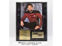 Commander William Riker Star Trek Next Generation AUTOGRAPHED Plaque #1675/2500