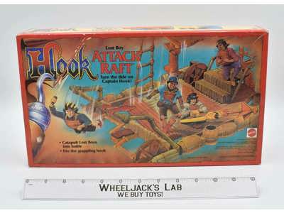 Lost Boy Attack Raft Hook 1991 Mattel Action Figure NEW MOSC