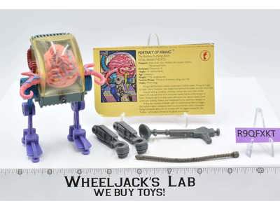 Krang 100% Complete W/Card Teenage Mutant Ninja Turtle TMNT 1989 Playmates