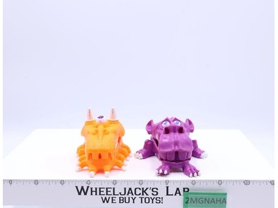 Mini Traps Ghosts Orange & Purple The Real Ghostbusters 1984 Kenner Vintage