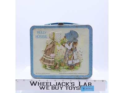 Holly Hobbie 1981 Metal Lunch Box  Aladdin Industries American Greeting Vintage