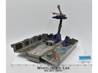 Optimus Prime Metal Grey Trailer 1984 Vintage G1 Transformers DOOR TAG BROKEN