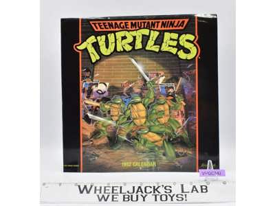 1992 Calendar TMNT Teenage Mutant Ninja Turtles Landmark 1991 Mirage Studios