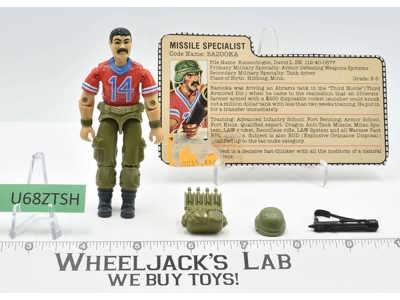 Bazooka V1 100% Complete G.I. Joe 1985 Hasbro Vintage Action Figure