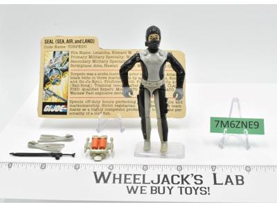 Torpedo V1 100% Complete G.I. Joe 1983 ARAH Hasbro Vintage Action Figure