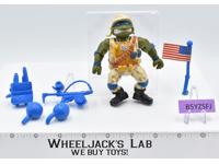 Lieutenant Leo 100% Complete Teenage Mutant Ninja Turtles 1991 Playmates Figure