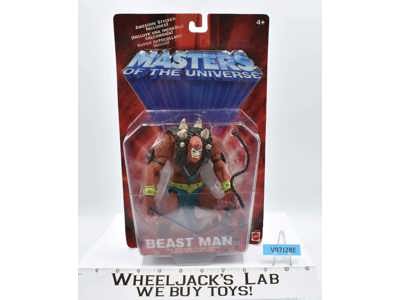 Beast Man 200x Masters of the Universe He-Man 2002 NEW MOSC Mattel Action Figure