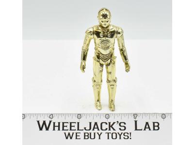 C-3PO DARK GOLD Complete Star Wars 1977 Kenner Vintage Action Figure No Repro