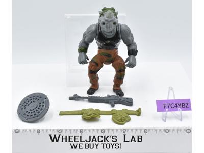 Rocksteady HARD HEAD Teenage Mutant Ninja Turtles TMNT 1988 Playmates Figure
