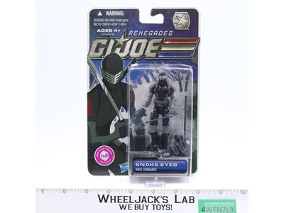 Snake Eyes GI Joe Renegades 2011 Hasbro Action Figure NEW SEALED