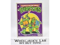 Wide Ruled School Notebook Teenage Mutant Ninja Turtles 1989 Mirage Studios