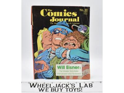 The Comics Journal #89 by Will Eisner TMNT Leonardo in Newswatch