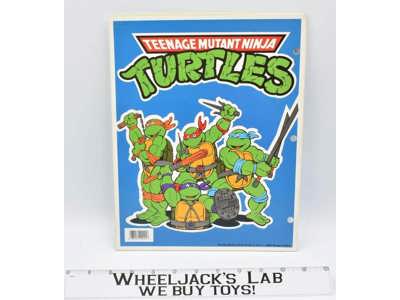 Vintage School Folder Teenage Mutant Ninja Turtles 1989 Mirage Studios