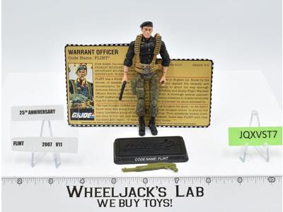 Flint v11 100% Complete GI Joe 25th Anniversary 2008 Hasbro Figure