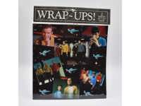 Star Trek Wrap-Ups Gift Wrapping Paper 2 Sheets 20" x 30" Each