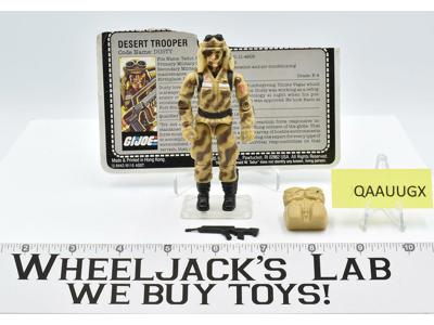 Dusty Desert Trooper V1 1985 GI Joe Vintage Hasbro Action Figure