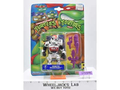 Robotic Rocksteady Teenage Mutant Ninja Turtle TMNT European Ideal 1993 NEW MOSC