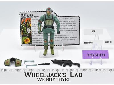 Medi-Viper v1 100% Complete GI Joe Collector's Club 2005 Hasbro Action Figure