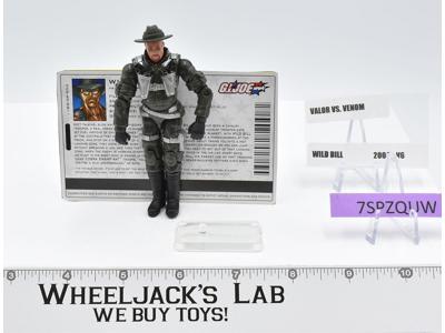 Wild Bill v6 100% Complete GI Joe Night Force Grizzly 2003 Hasbro Action Figure
