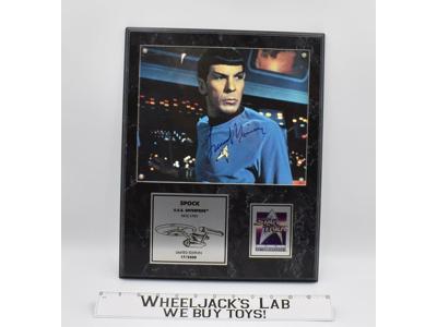 Spock Star Trek 25th Anniversary Leonard Nimoy AUTOGRAPHED Plaque #17 of 2500