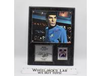Spock Star Trek 25th Anniversary Leonard Nimoy AUTOGRAPHED Plaque #17 of 2500