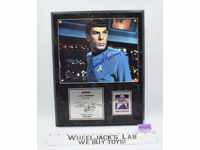 Spock Star Trek 1991 25th Anniversary AUTOGRAPHED Plaque #728 of 2500