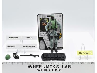 Shockblast v3 100% Complete G.I. Joe Rise of Cobra 2009 Hasbro Action Figure