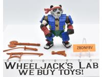 Panda Khan 100% Complete Teenage Mutant Ninja Turtles 1990 Playmates Figure