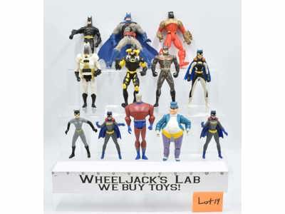 Lot #14 12 Batman DC Comics Superheroes Villains ToyBiz Kenner Action Figures