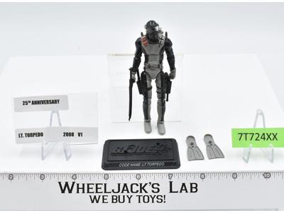 Lt. Torpedo v1 100% Complete GI Joe 25th Anniversary 2008 Hasbro Action Figure
