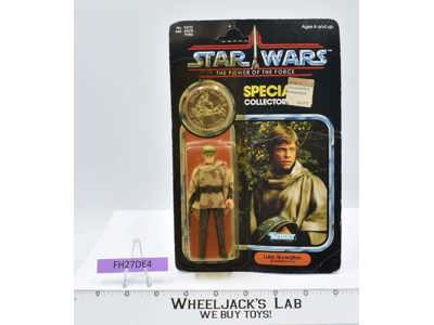 Luke Skywalker Battle Poncho 92 Back Star Wars POTF 1984 Kenner SEALED NEW MOSC