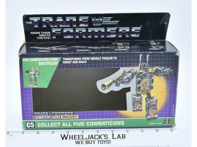 Onslaught EMPTY BOX 1986 Vintage G1 Transformers Action Figure