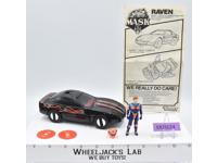 Raven W/Calhoun Burns 100% Complete 1986 MASK M.A.S.K. Kenner Action Figure