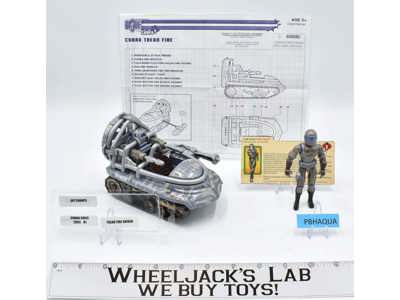 Cobra Tread Fire With Cobra Moray 100% Complete G.I. Joe 2003 Hasbro Vehicle