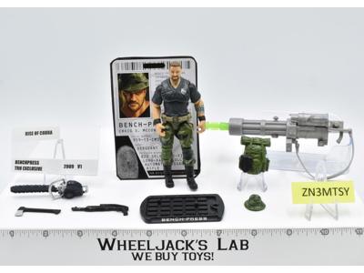 Bench-Press V1 100% Complete G.I. Joe 2009 Hasbro Action Figure