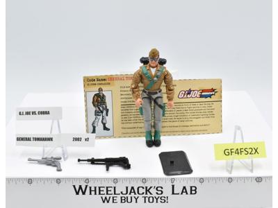 General Tomahawk V2 100% Complete G.I. Joe 2002 Hasbro Action Figure