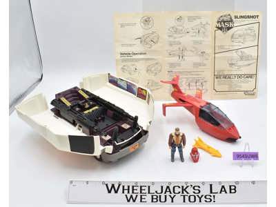Slingshot W/Ace Riker 100% Complete 1985 MASK M.A.S.K. Kenner Action Figure