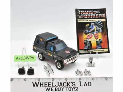 Trailbreaker 100% Complete 1985 Vintage G1 Transformers Action Figure
