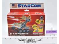 M-6 Rail Gunner WORKS Complete Starcom 1986 Coleco Action Figure Vehicle MIB
