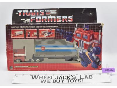 Optimus Prime W/Box 100% Complete 1985 Vintage Hasbro G1 Transformers Figure