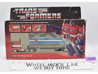 Optimus Prime W/Box 100% Complete 1985 Vintage Hasbro G1 Transformers Figure