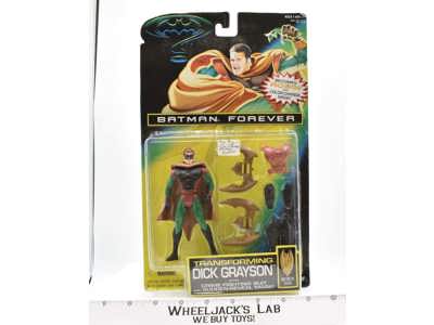 Transforming Dick Grayson MOSC NEW Batman Forever Kenner 1995 Action Figure