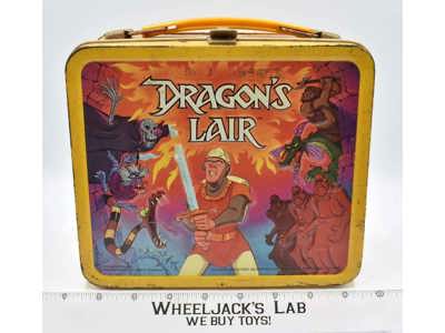 Dragon's Lair Metal Lunchbox with Thermos 1983 Aladdin/Magicom/Don Bluth