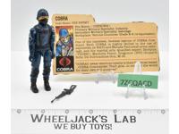 Cobra Trooper V1 Straight Arm 100% Complete G.I. Joe 1982 Hasbro Vintage