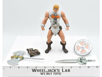 He-Man Battle Armor Silver 200x Masters of the Universe 2002 Mattel Complete