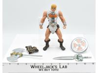 He-Man Battle Armor Silver 200x Masters of the Universe 2002 Mattel Complete