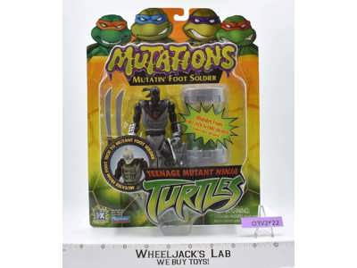 Mutatin' Foot Soldier Teenage Mutant Ninja Turtles TMNT Mutations Playmates MOSC