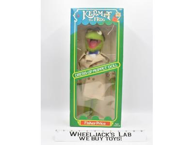 Kermit the Frog 14" Dress-Up Muppet Doll The Muppets MIB 1981 Fisher Price #857