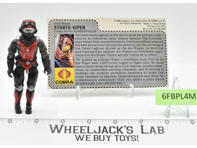 Strato-Viper V1 100% Complete G.I. Joe 1986 Hasbro Vintage Action Figure