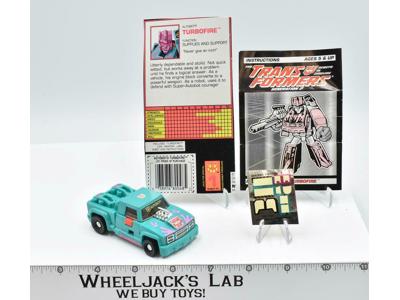 Turbofire G2 Autobot 100% Complete 1992 Hasbro Transformers Action Figure